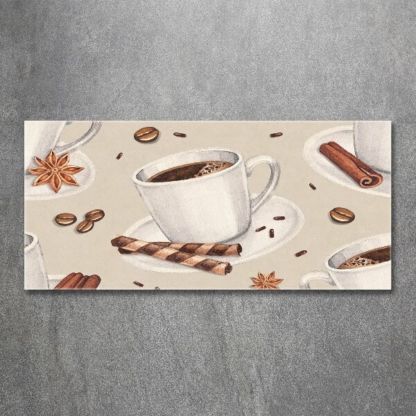 Acrylbild Fotodruck Eine Tasse Kaffee