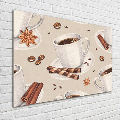 Acrylbild Fotodruck Eine Tasse Kaffee