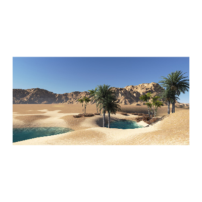 Acrylglas-Druck Oase