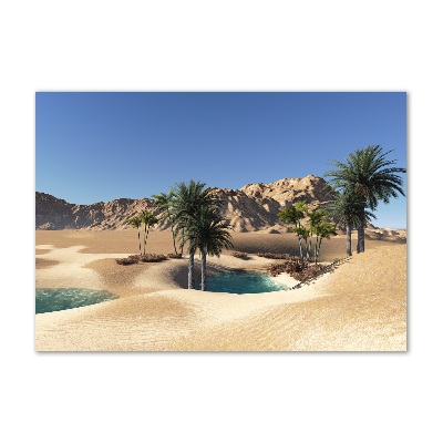 Acrylglas-Druck Oase