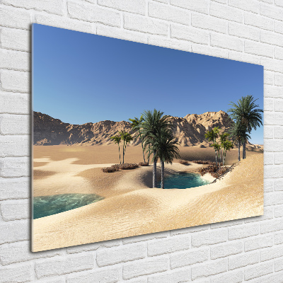 Acrylglas-Druck Oase