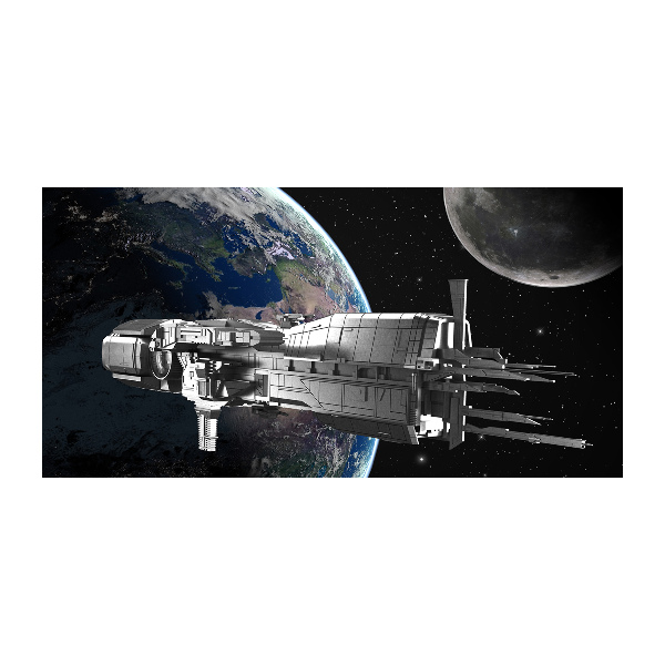 Foto auf Acryl Raumschiff