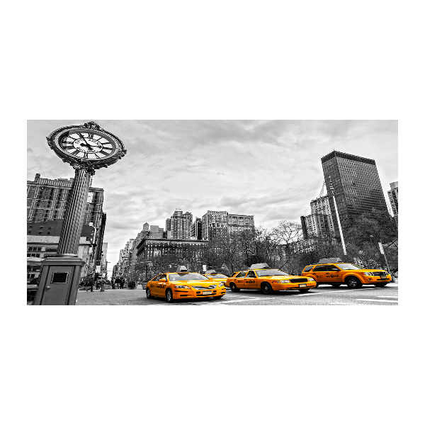 Acrylglas-Druck New Yorker Taxis