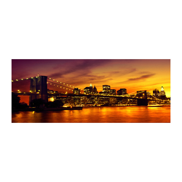 Acrylbild Fotodruck Brooklyn Bridge