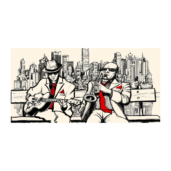 Acrylglas-Druck New York Jazz