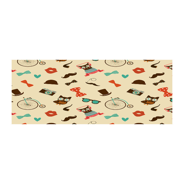 Foto auf Acryl Hipster-Eulen