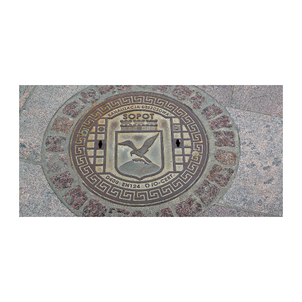 Acrylbild Fotodruck Sopot-Brunnen