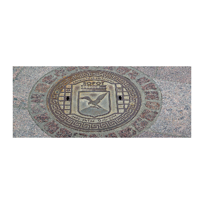 Acrylbild Fotodruck Sopot-Brunnen