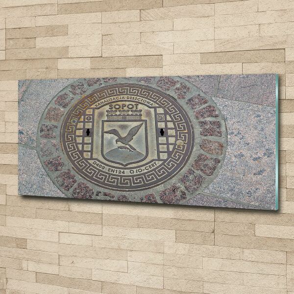 Acrylbild Fotodruck Sopot-Brunnen