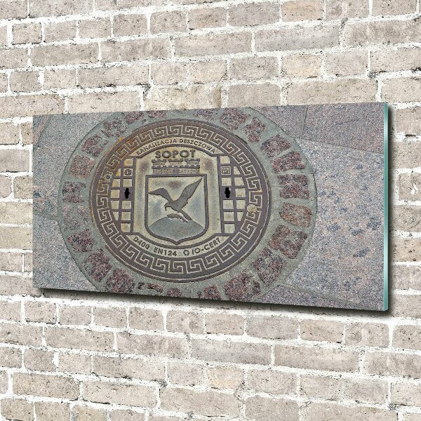 Acrylbild Fotodruck Sopot-Brunnen