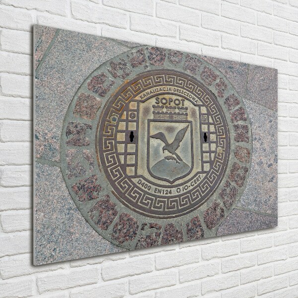 Acrylbild Fotodruck Sopot-Brunnen