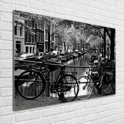Acrylglas-Druck Amsterdam Bikes