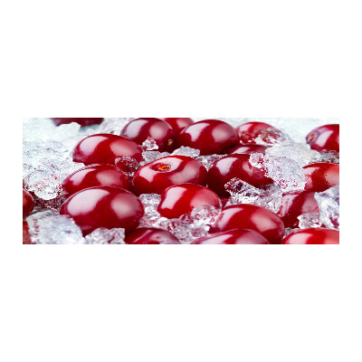 Bild auf Acrylglas Gefrorene Kirsche
