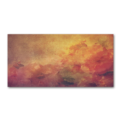 Acrylbild Fotodruck Blumen