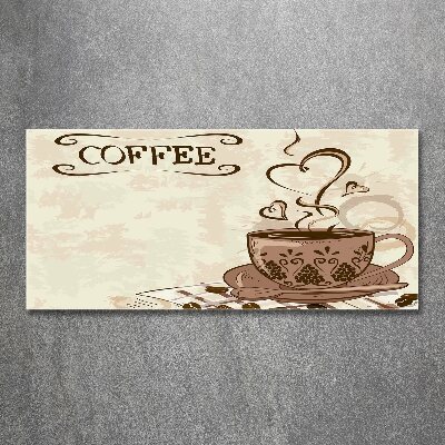 Foto auf Acryl Aromatischer Kaffee