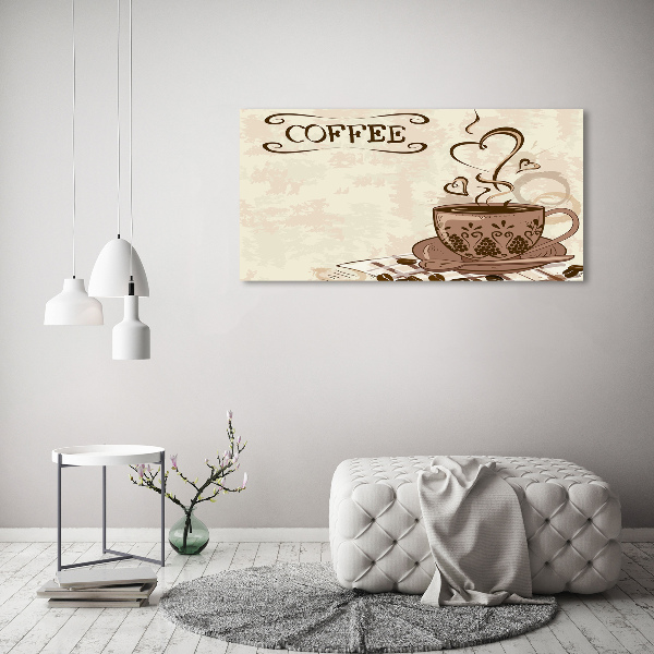 Foto auf Acryl Aromatischer Kaffee