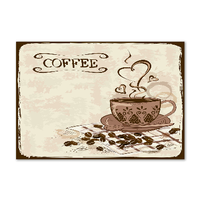 Foto auf Acryl Aromatischer Kaffee