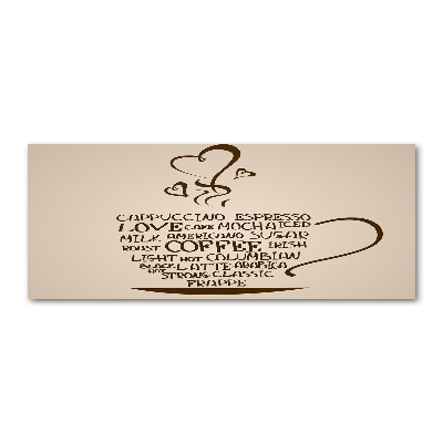 Bild auf Acrylglas Eine Tasse Kaffee