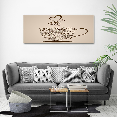 Bild auf Acrylglas Eine Tasse Kaffee