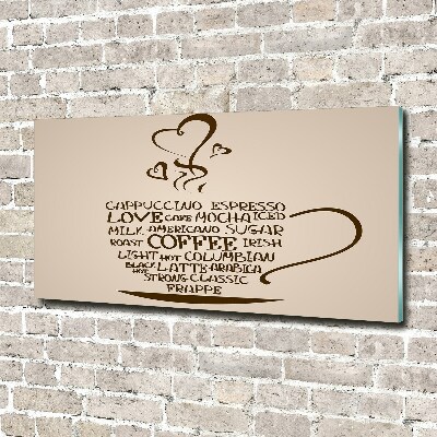 Bild auf Acrylglas Eine Tasse Kaffee