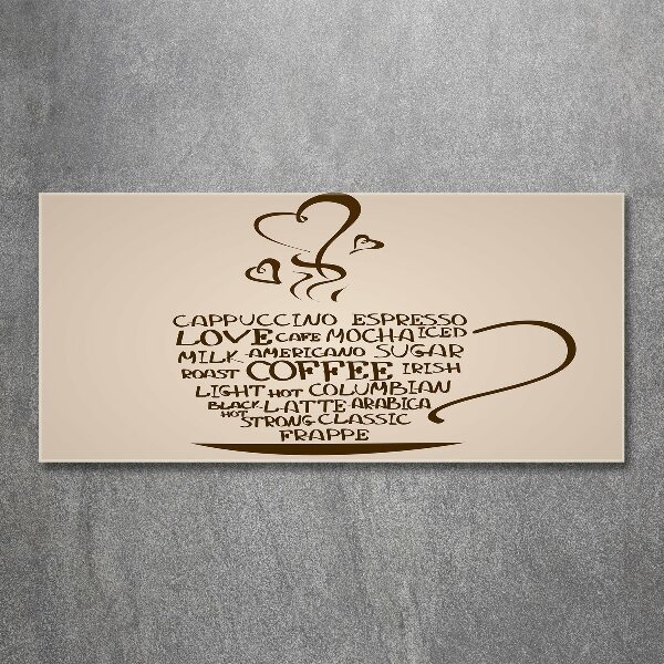 Bild auf Acrylglas Eine Tasse Kaffee