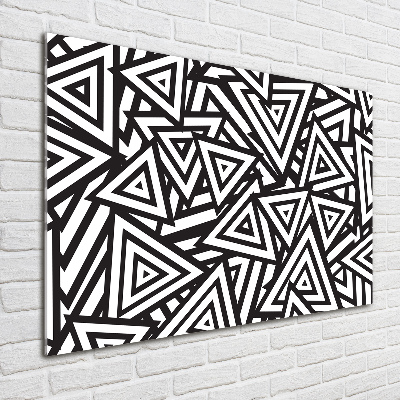 Bild auf Acrylglas Dreieckshintergrund