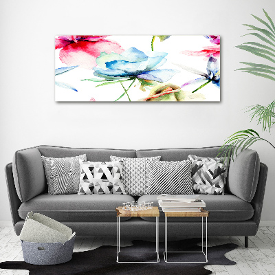 Acrylglas-Druck Mohnblumen