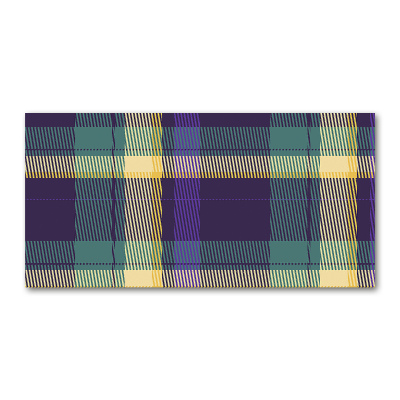 Acrylbild Fotodruck karierte Textur