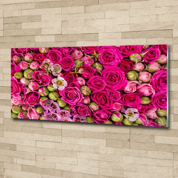 Acrylbild Fotodruck Rosen