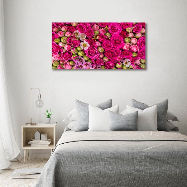 Acrylbild Fotodruck Rosen
