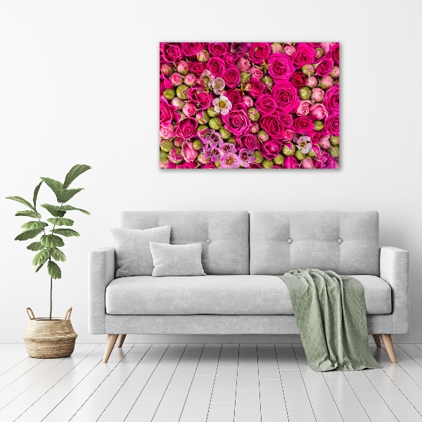 Acrylbild Fotodruck Rosen