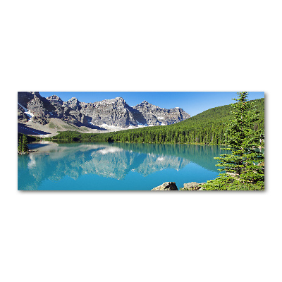 Acrylglas-Druck See in den Bergen