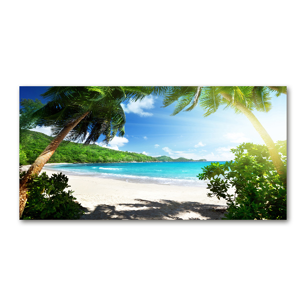 Foto auf Acryl Strand der Seychellen
