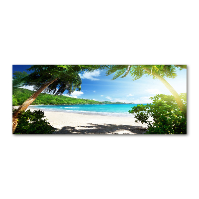 Foto auf Acryl Strand der Seychellen