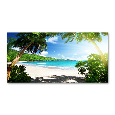 Foto auf Acryl Strand der Seychellen