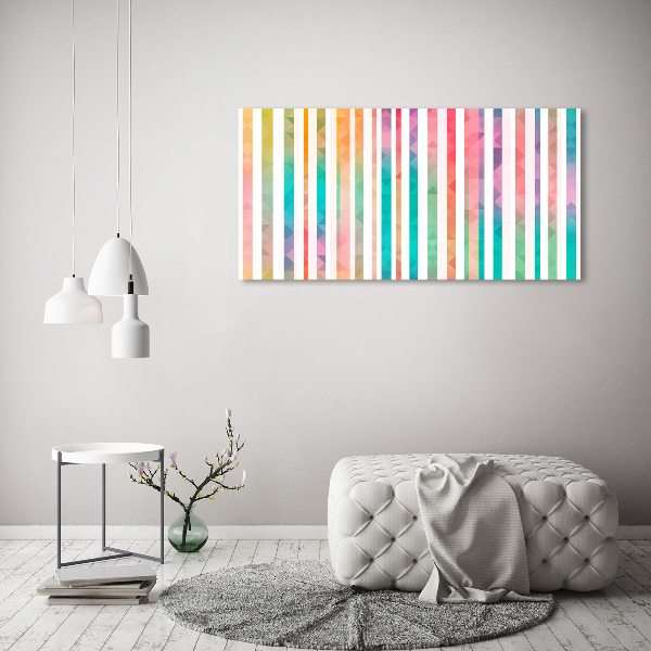 Bild auf Acrylglas Regenbogenstreifen