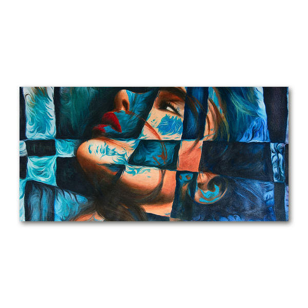 Acrylbild Fotodruck Abstrakte Frau