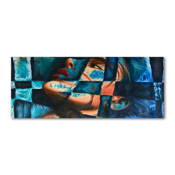 Acrylbild Fotodruck Abstrakte Frau