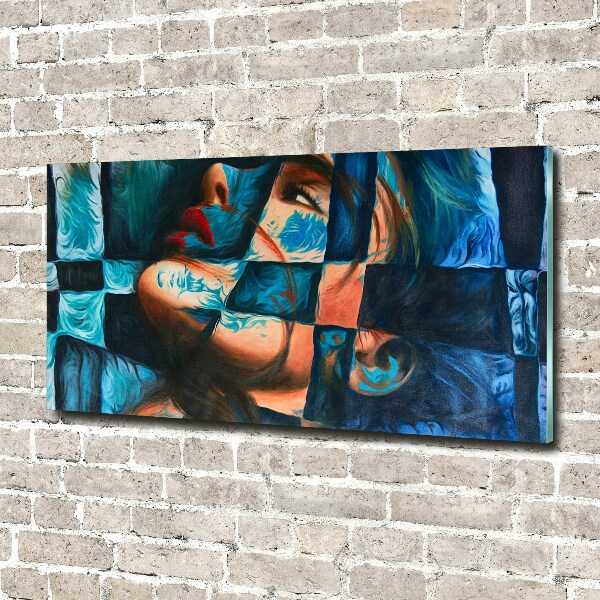 Acrylbild Fotodruck Abstrakte Frau