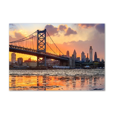 Foto auf Acryl Philadelphia-Brücke