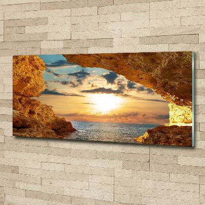 Bild auf Acrylglas Grotte am Meer