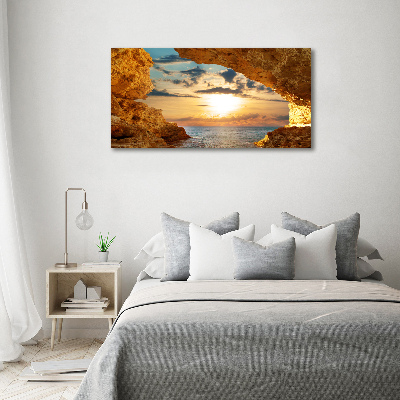 Bild auf Acrylglas Grotte am Meer