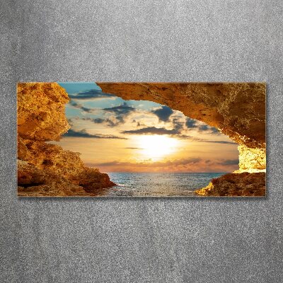 Bild auf Acrylglas Grotte am Meer