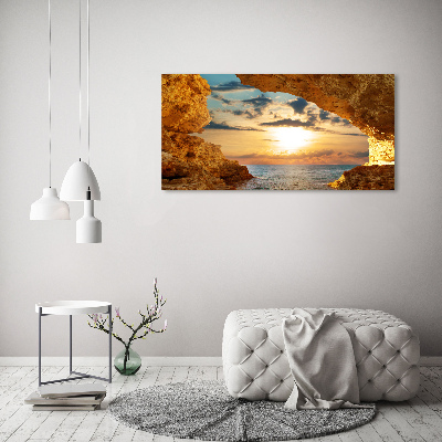 Bild auf Acrylglas Grotte am Meer