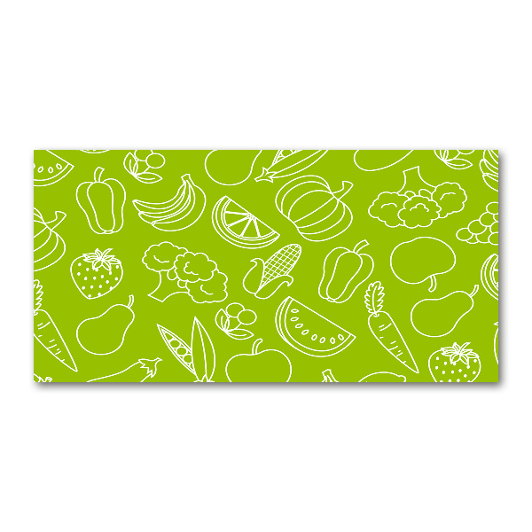 Acrylglas-Druck Obst und Gemüse