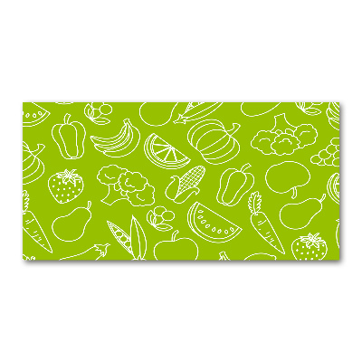 Acrylglas-Druck Obst und Gemüse