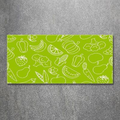 Acrylglas-Druck Obst und Gemüse