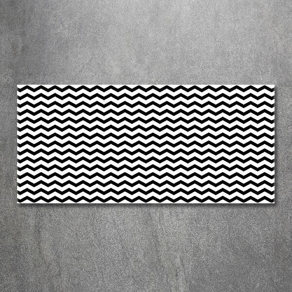 Foto auf Acryl Zickzacklinien