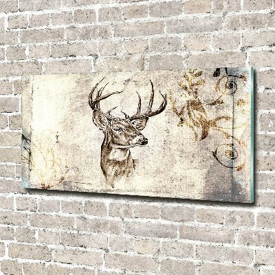 Acrylbild Fotodruck Reh