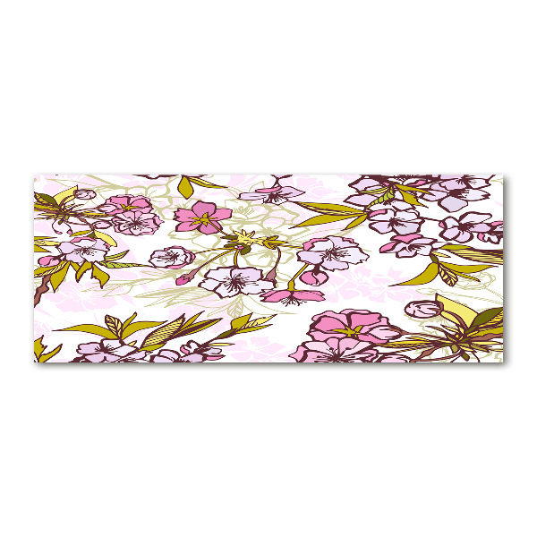 Acrylbild Fotodruck Kirschblüten